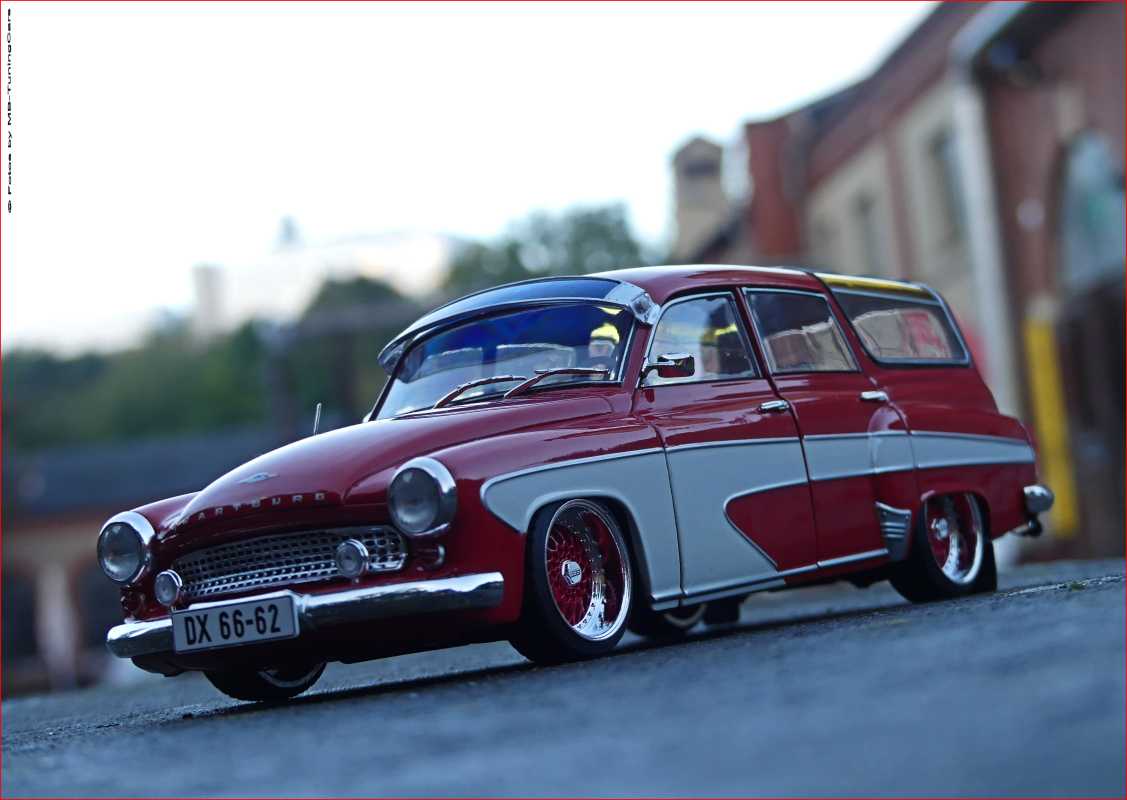 1:18 Wartburg 312 Camping 1965 mit Alufelgen und inkl OVP